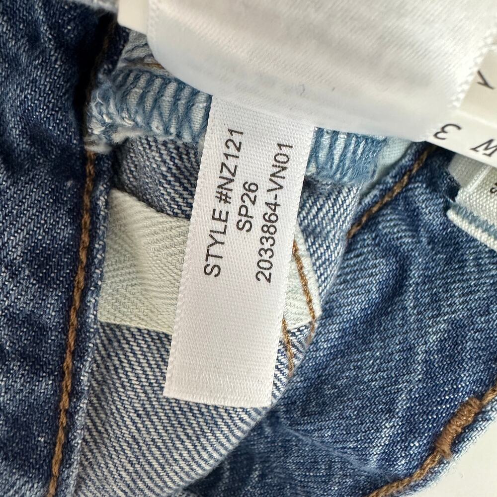 Madewell Tall Low Slung Baggy Jeans Airy Denim Pickett Wash Blue US 32T NWT - Picture 15 of 15